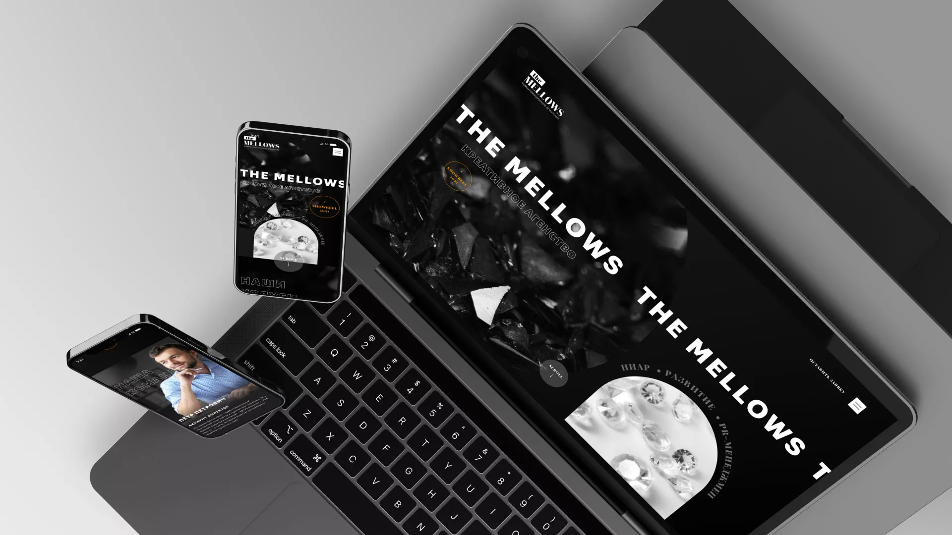 Разработка сайта креативного агентства «The Mellows» в Вуктыле